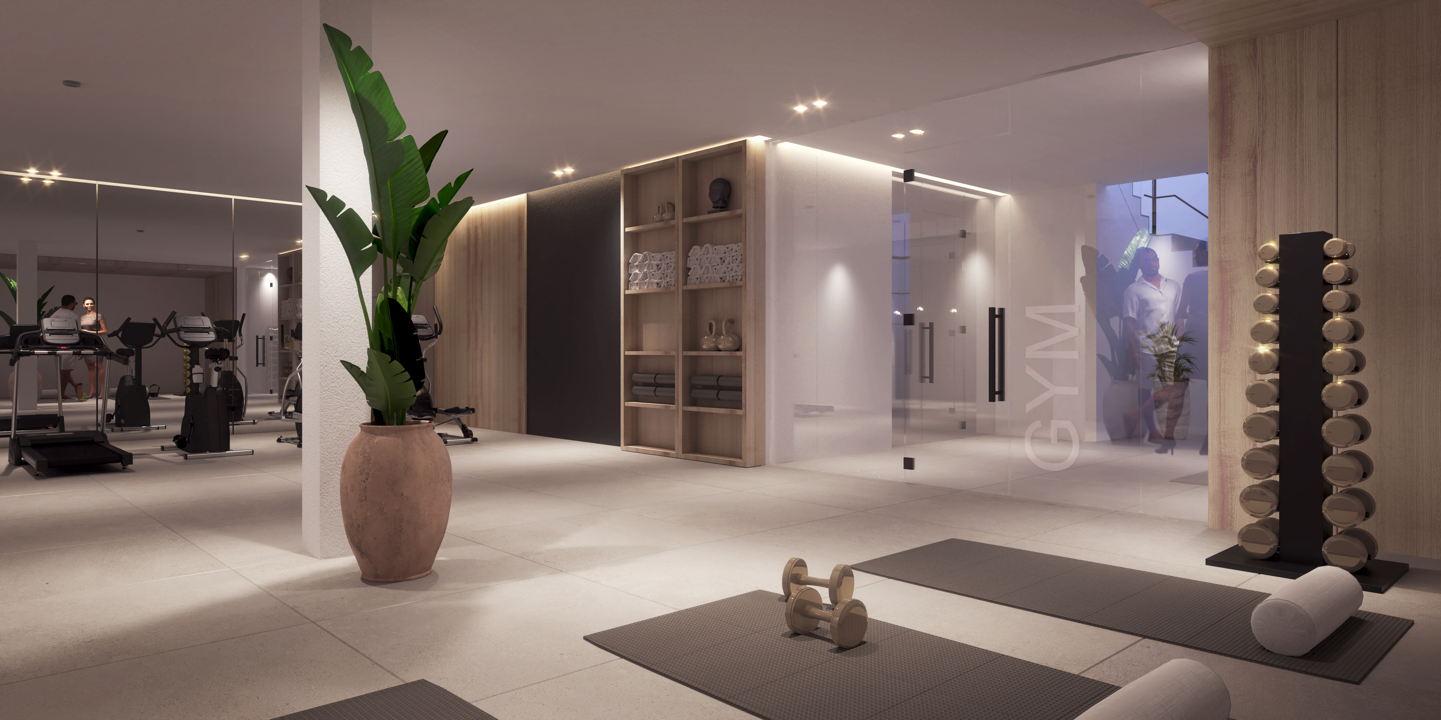 Resa Estates plot 1can Furnet renders modern villa Ibiza 1 gym.jpg